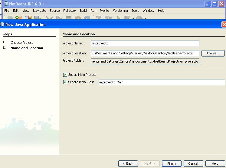 Mi primer programa con Netbeans ~ Blog de Java