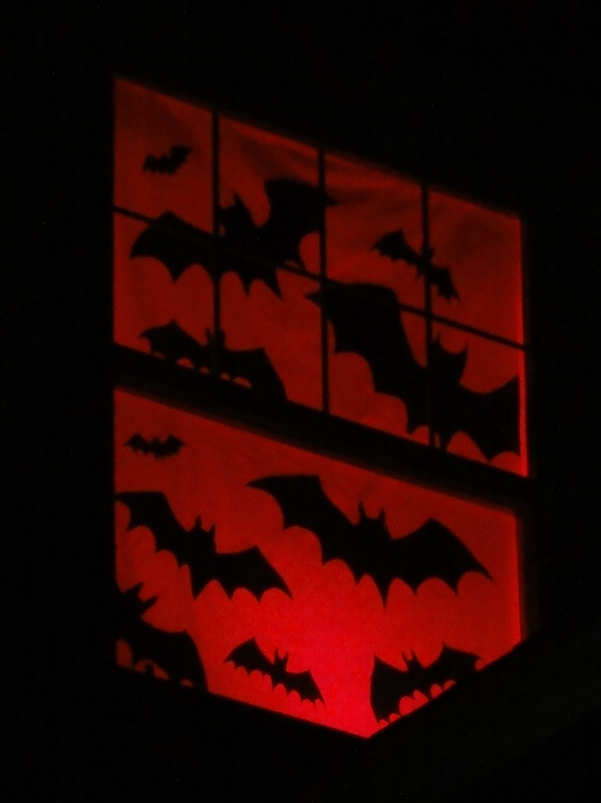 BirshyKat Halloween Window Silhouettes