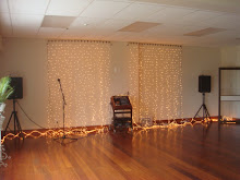 Curtain and tube lighting