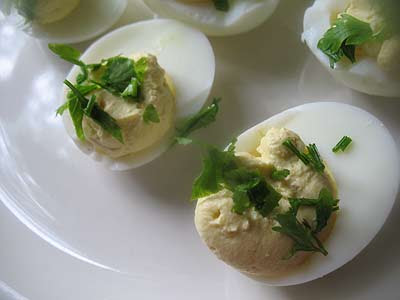 Fiery Deviled Eggs