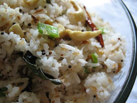 Coconut Rice with Cashews and Spices