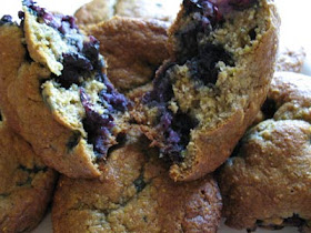 Blueberry Goat Cheese Muffins