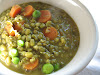 Mung Bean and Vegetable Soup