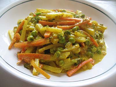 Mixed Vegetable Curry (Sabzi Bhaji)