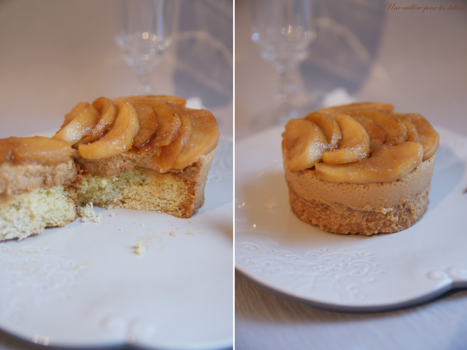 Une cuillère pour les délices: Entremets palet breton, caramel au