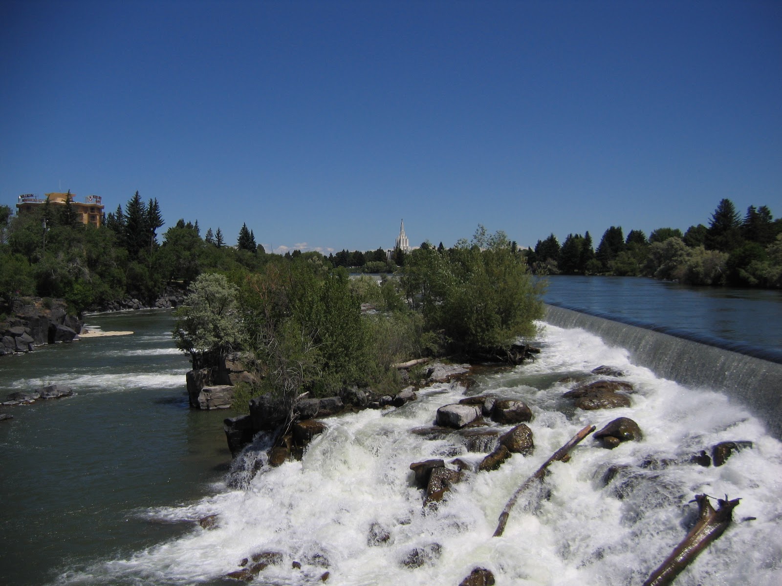 Mark's Trek Across America: Day 14 -- July 4th -- Pocatello, ID to Idaho Falls, ID