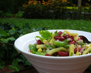 Not your mother's three-bean salad