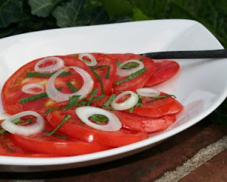 Simple treatment for perfect summer tomatoes, don't skip the onions!