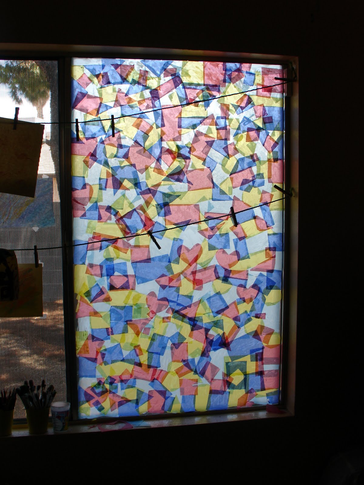 Kaylee & Co. Tissue Paper Window