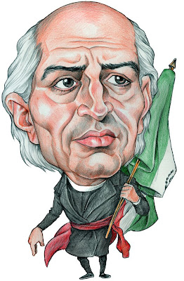Alan Rodríguez .Caricaturista.: Miguel Hidalgo, Papi de la patria