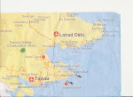 Peta Kawasan Pantai Timur Sabah