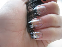 nail french glitter designs nails