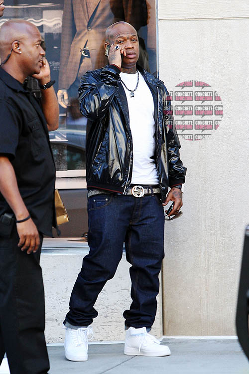 Event Snaps: BIRDMAN LEAVING THE GUCCI STORE