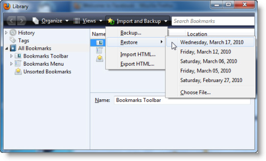 Fire Fox Browser ல் Bookmark குகளை Backup எடுப்பது எப்படி? - Computer