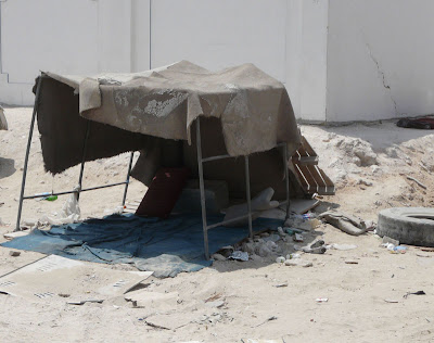Worker's shelter in Qatar.