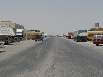 A long and dusty road in The Industrial Area