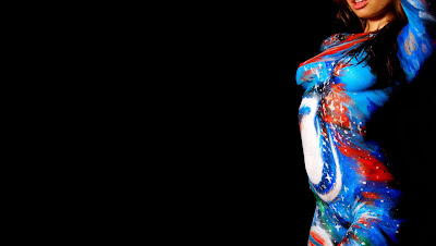 SEXY GIRLS BODY PAINTING: Top 6 Body Painting Wallpaper