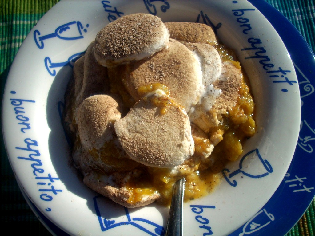 Canela kitchen (gloria) sweet potatoes and marshmallows dessert