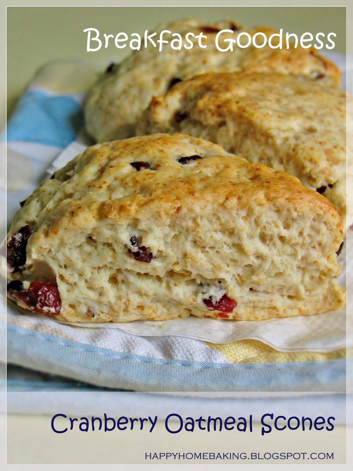 Happy Home Baking Oatmeal, Scones, and a little Giveaway