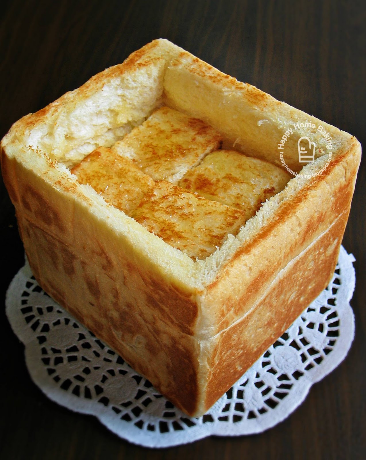 Happy Home Baking: dessert in a toast box