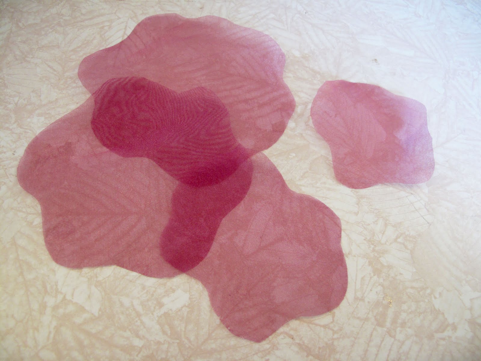 Happily, Becki How to Make Organza Flowers