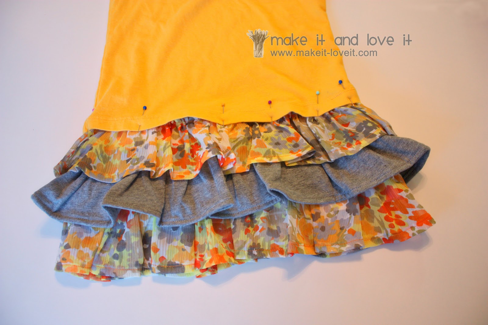 t shirt ruffle dress