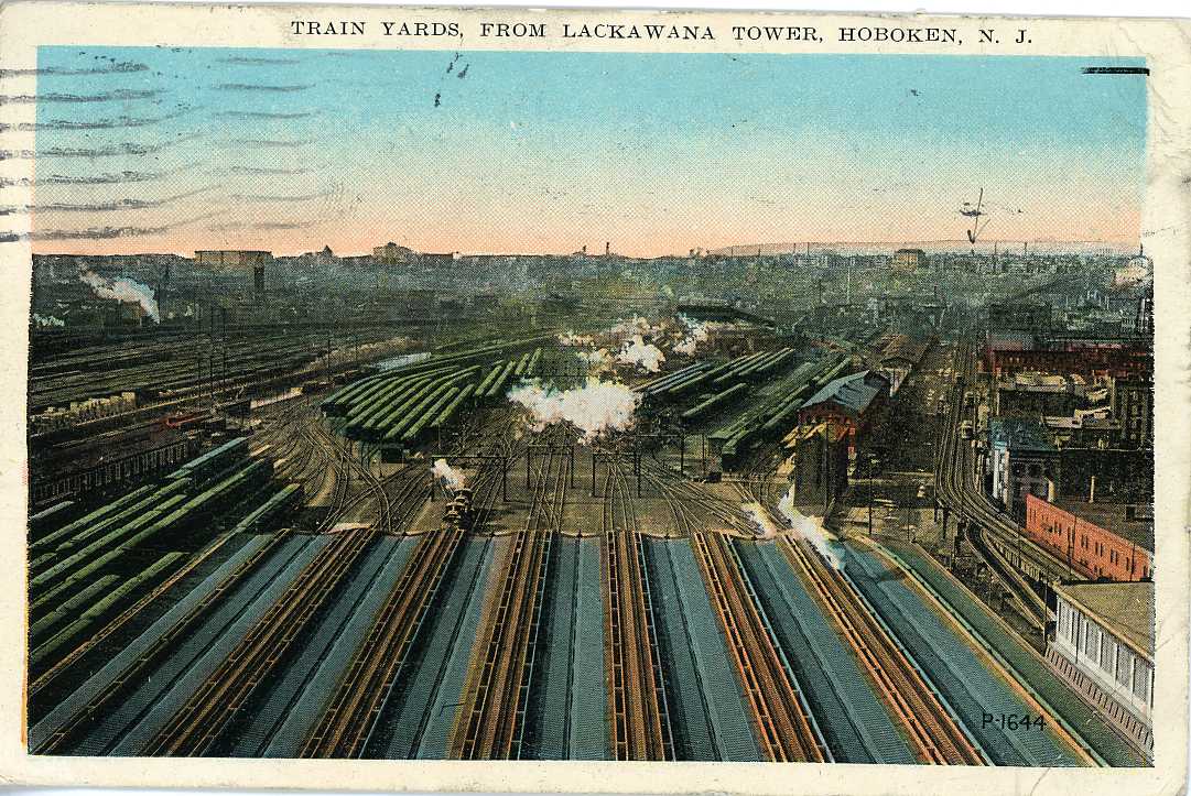 The National Railroad Postcard Museum Hoboken's Great Lackawanna Terminal