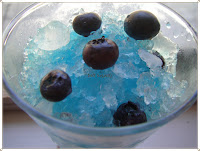 Blueberry on Blue Shaved Ice