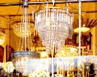 Glass and Chandeliers