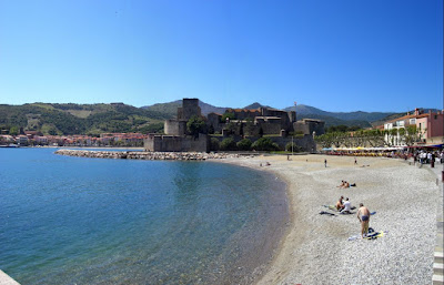 Royal Castle and beach of Collioure