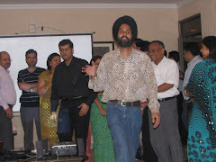 Jitender Singh enthusing the energy for everyone.