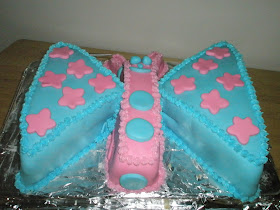 How to make a butterfly shape cake with a 9x13 cake pan