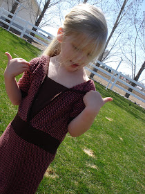sweater dress upcycle toddler outfit how to sew childrens clothing