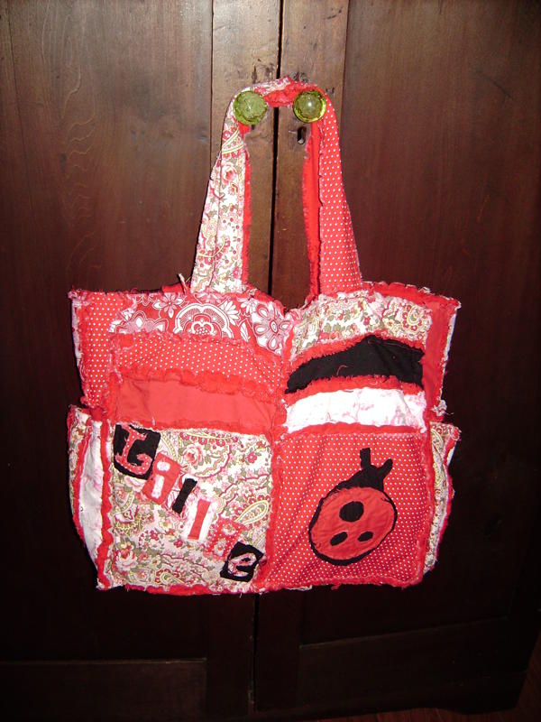 Rag Diaper Bag from Amber A Vision to Remember All Things Handmade
