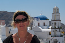 Michelle in Pyrgos, Santorini