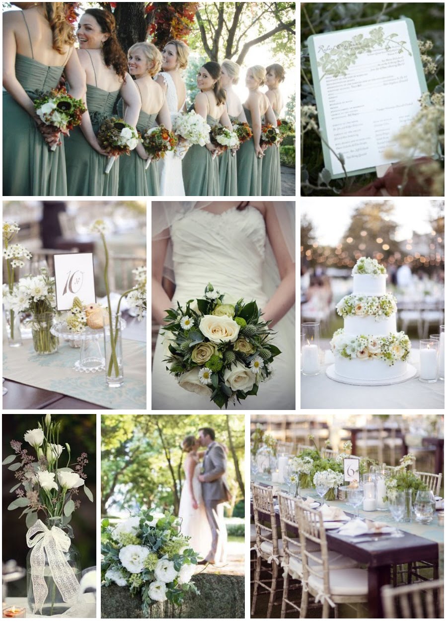 Always Andri Wedding Design Blog Colour Inspiration Sage Green and White
