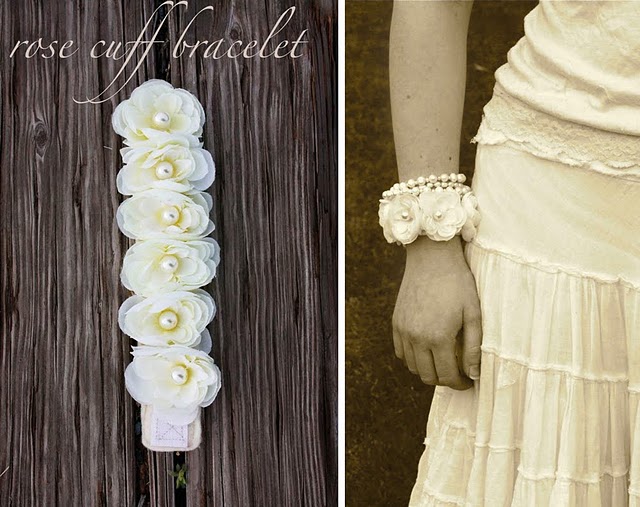 The Moody Fashionista DIY Rose Cuff Bracelet