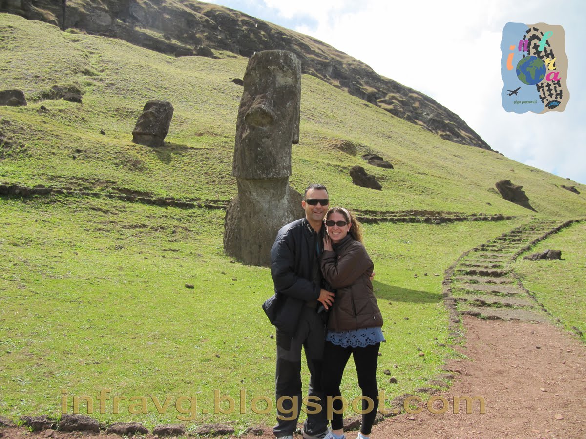 Isla de Pascua: Volcán Rano Raraku. - Chile 2010 (1)