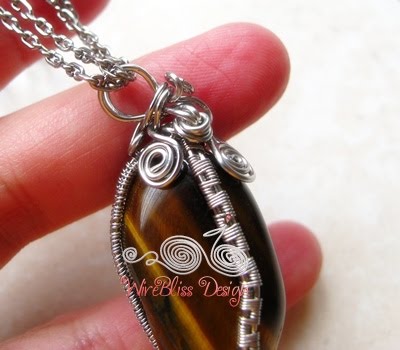 WireBliss's Wire Jewelry: How to Wire Wrap Irregular Shape Stone