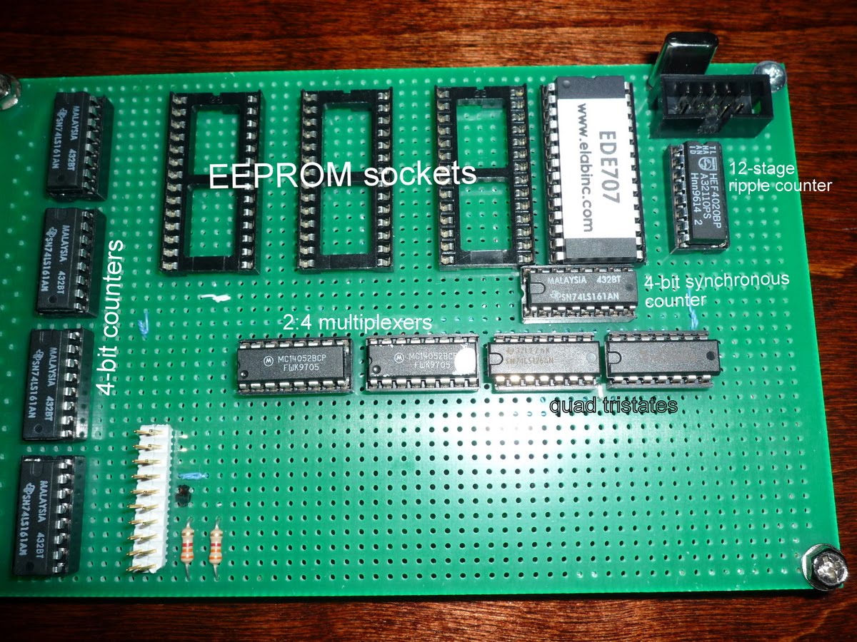 Homebrew CPU: LED display progress...and problems