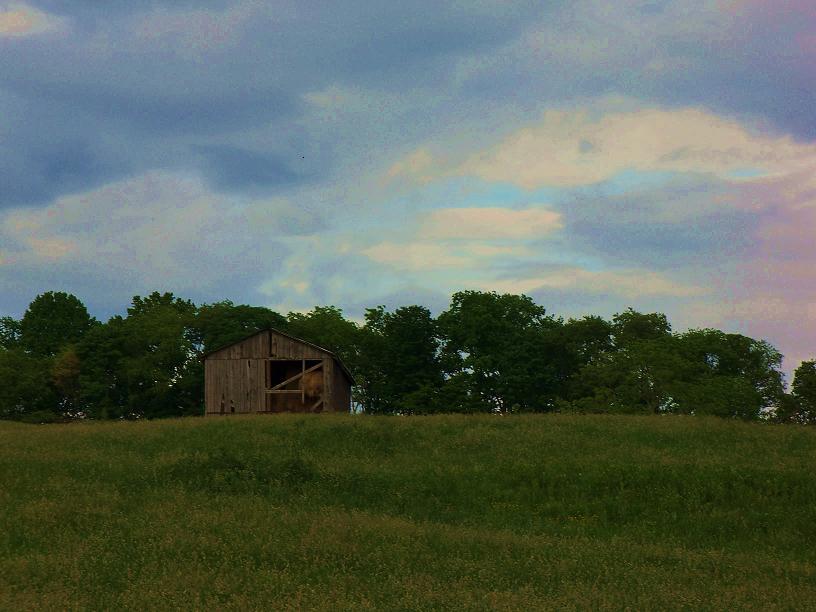 Barn and Sky