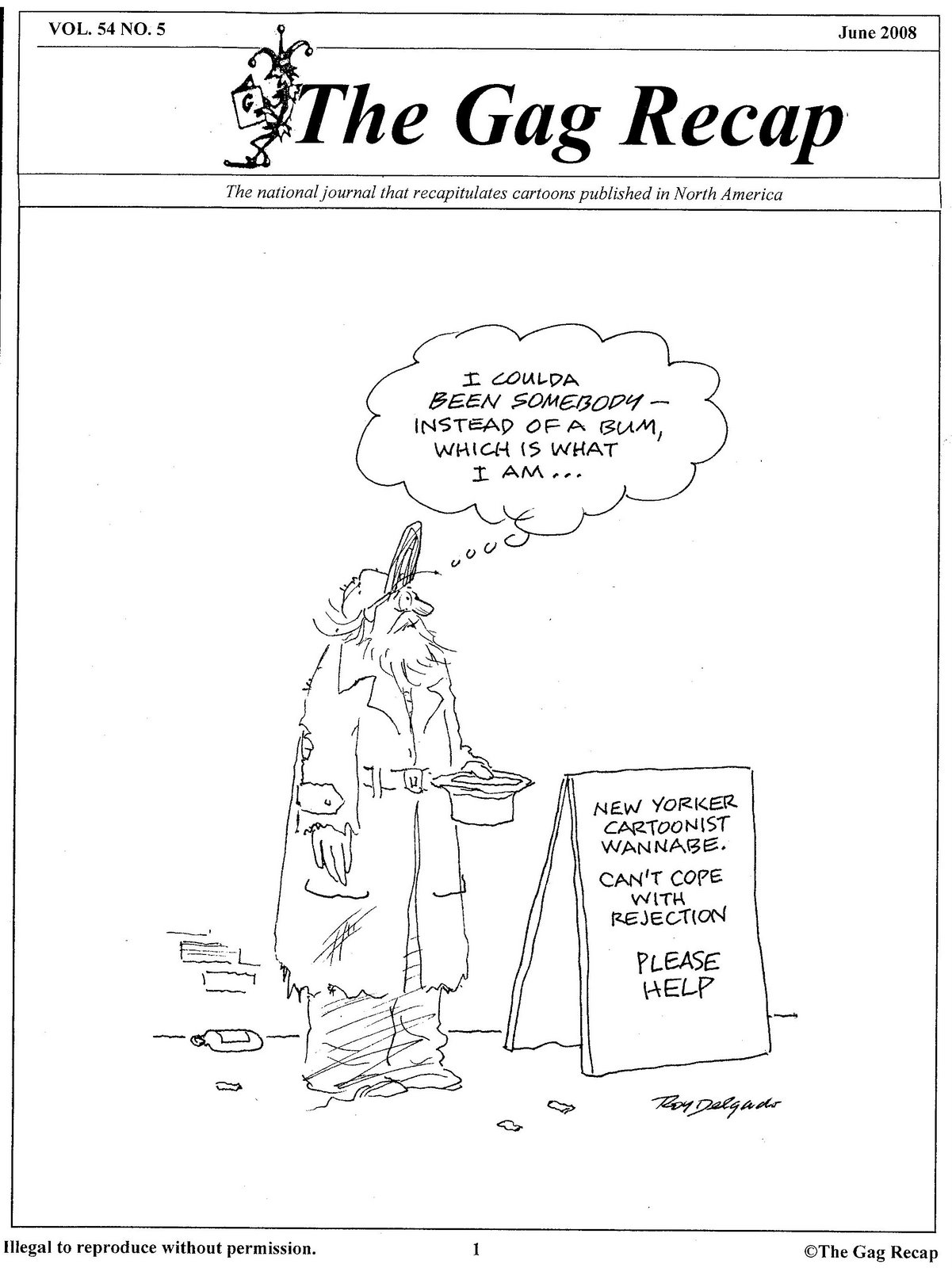 Mike Lynch Cartoons GAG RECAP Editor Bill Keough RIP