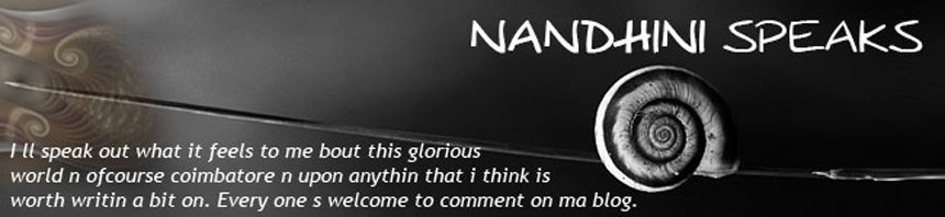 Nandhini speaks
