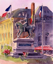 La place Jeanne d'arc