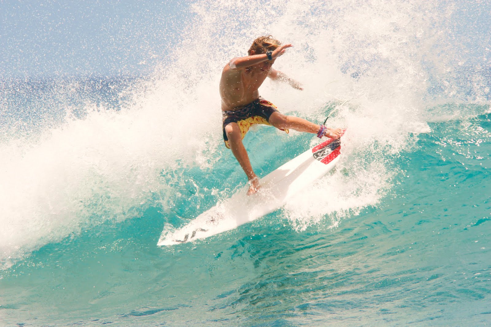 Kazuma Surfboards Hawaii Chaz Kinoshita Hookipa training day on his 5