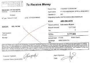 Penerjemah Onlen Inggris Indonesia Contoh Kuitansi