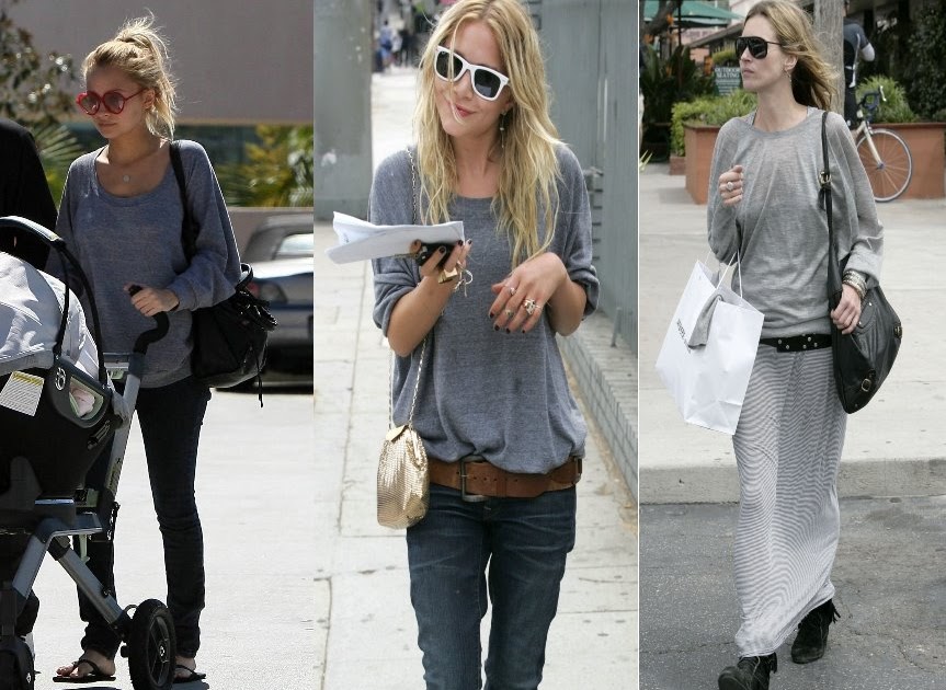 The Fashion Smoothie: The Look:Casual Chic - Simple Grey Shirts