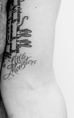 lady gaga little monster tattoo images