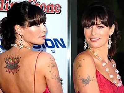 Tag celebrity tattoo lena headey tattoo design flower tattoos