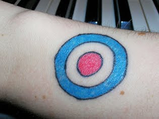 bullseye tattoo design images